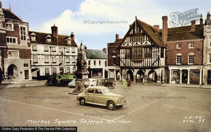 Photo of Saffron Walden, Market Square c.1960