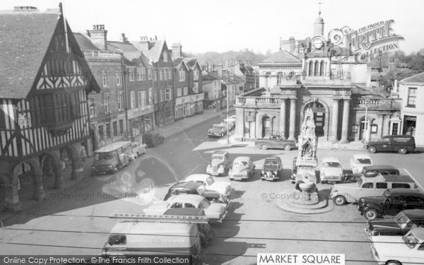 Photo of Saffron Walden, Market Square c.1960