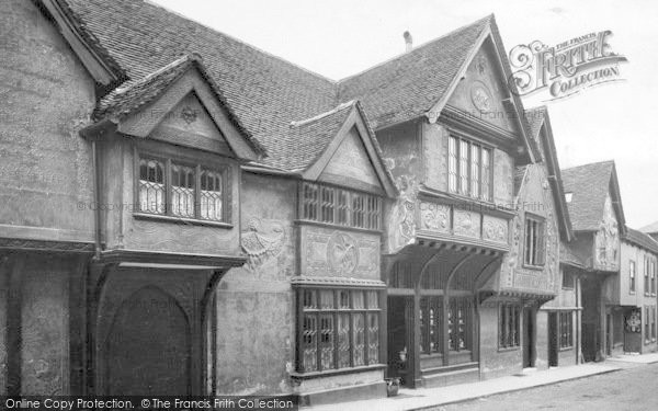 Photo of Saffron Walden, Old Houses, Church Street 1907
