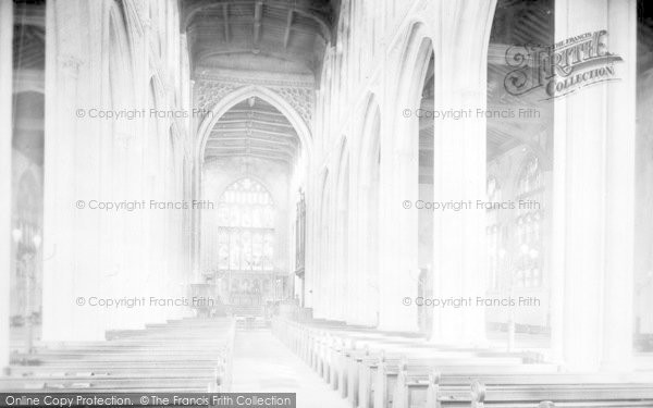 Photo of Saffron Walden, Parish Church Interior 1912