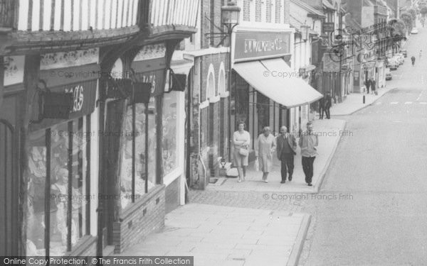 Photo of Saffron Walden, Pedestrians In The High Street c.1965