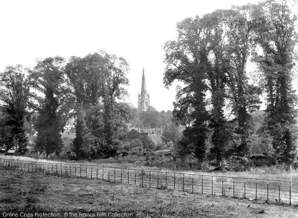 Photo of Saffron Walden, St Mary's Church From The Deer Park 1919
