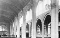 St Mary's Church Interior c.1955, Saffron Walden
