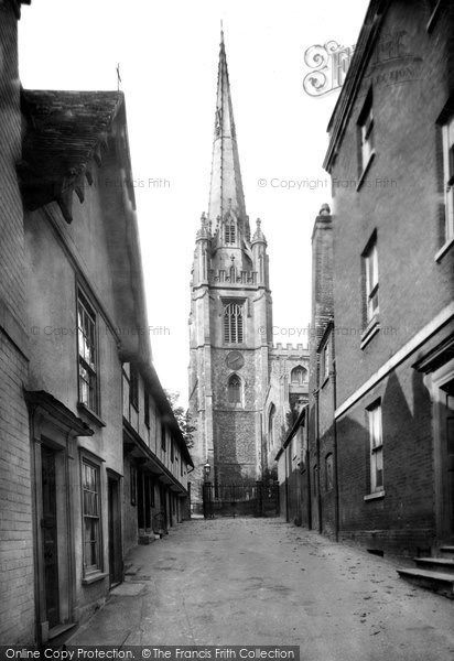 Photo of Saffron Walden, St Mary's Church Spire 1912