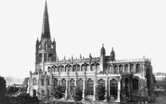 St Mary's Parish Church, Looking South c.1960, Saffron Walden