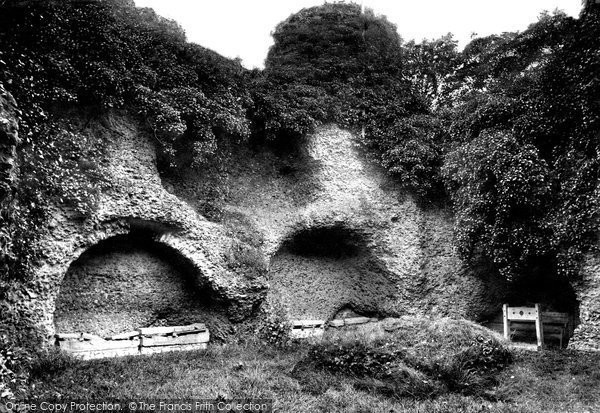 Photo of Saffron Walden, The Castle Ruins 1907