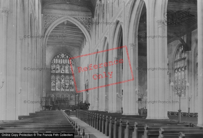 Photo of Saffron Walden, The Church Interior 1907