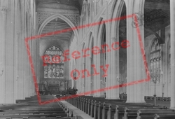 The Church Interior 1907, Saffron Walden