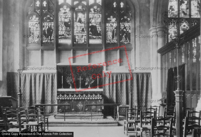 Photo of Saffron Walden, The Church Interior 1907