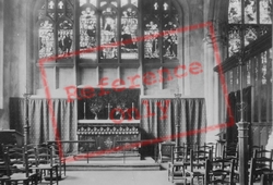 The Church Interior 1907, Saffron Walden
