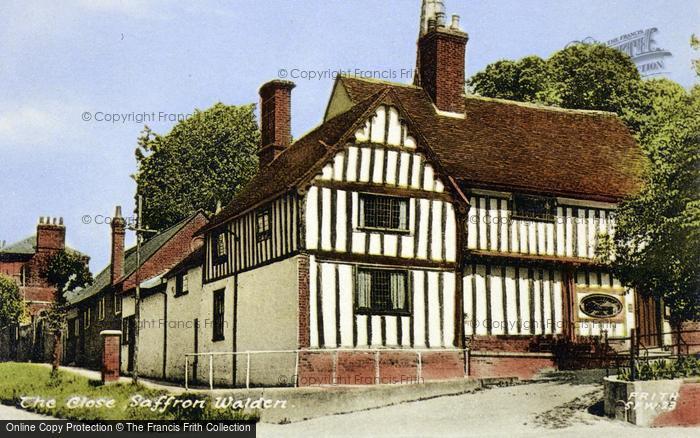 Photo of Saffron Walden, The Close c.1955