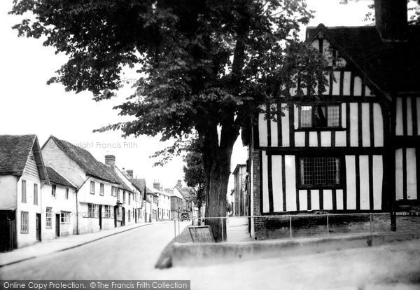 Photo of Saffron Walden, The Close, Castle Street 1937