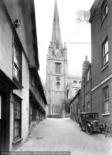 Photo of Saffron Walden, The Parish Church Of St Mary c.1955