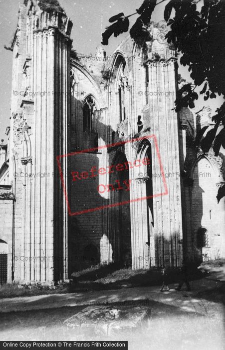 Photo of Saint Wandrille Rançon, Fontenelle Abbey 1964