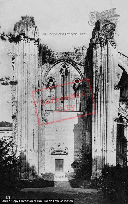 Photo of Saint Wandrille Rançon, Fontenelle Abbey, Nave, North Side c.1930