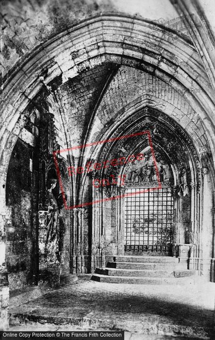 Photo of Saint Wandrille Rançon, Fontenelle Abbey, Porte De La Vierge c.1930