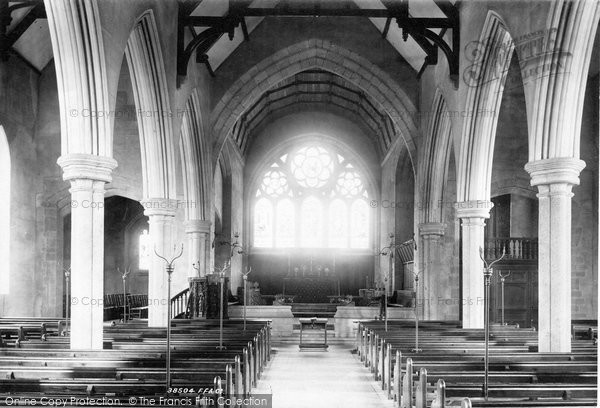 Photo of Salcombe, Church Interior 1896