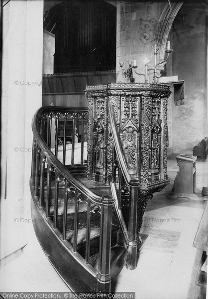 Photo of Salcombe, Church Pulpit 1896