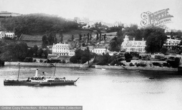 Photo of Salcombe, From The Hill 1896