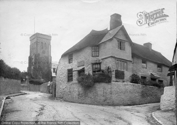 Photo of Salcombe, Holy Trinity Church And Old Houses 1907