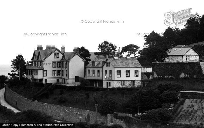 Photo of Salcombe, Houses Above South Sands 1922