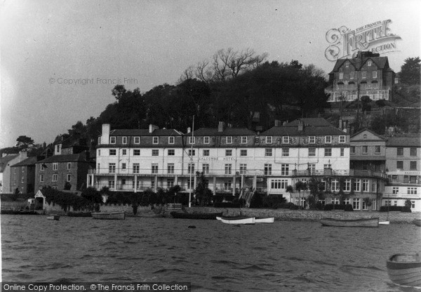 Photo of Salcombe, Salcombe Hotel From Harbour c.1935