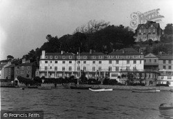 Salcombe Hotel From Harbour c.1935, Salcombe