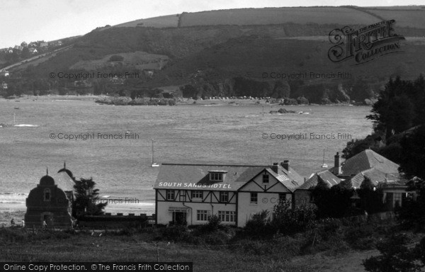 Photo of Salcombe, South Sands Hotel 1935