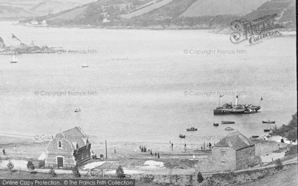 Photo of Salcombe, South Sands, Lifeboat Station And Bay 1896