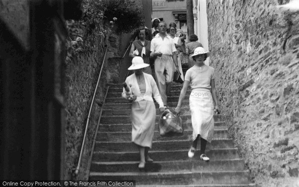 Photo of Salcombe, The Ferry Steps c.1935
