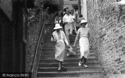 The Ferry Steps c.1935, Salcombe