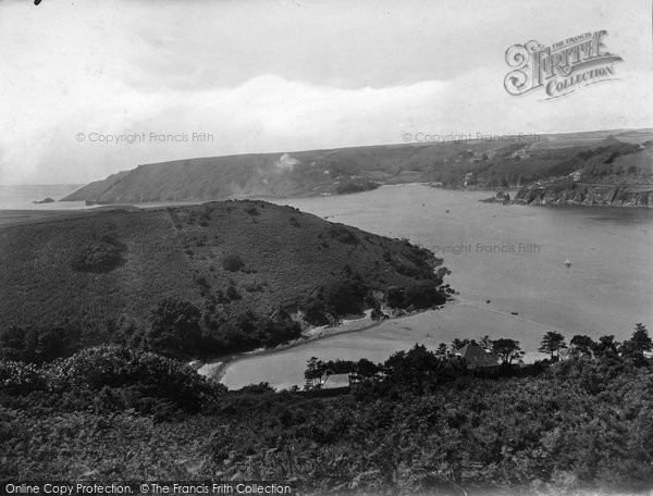 Photo of Salcombe, View From Above Mill Bay 1928