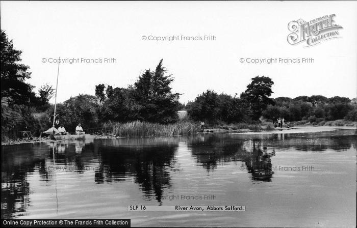 Photo of Salford Priors, River Avon c.1960