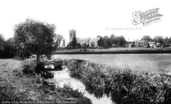 Photo of Salford Priors, St Matthew's Church And Vicarage 1901