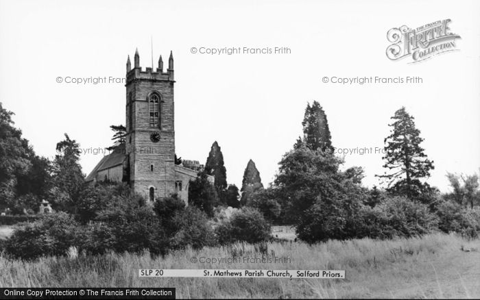 Photo of Salford Priors, St Matthew's Parish Church c.1960