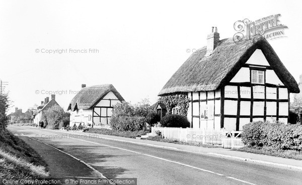 Photo of Salford Priors, The Village c.1955