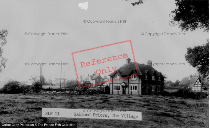 Photo of Salford Priors, The Village c.1960
