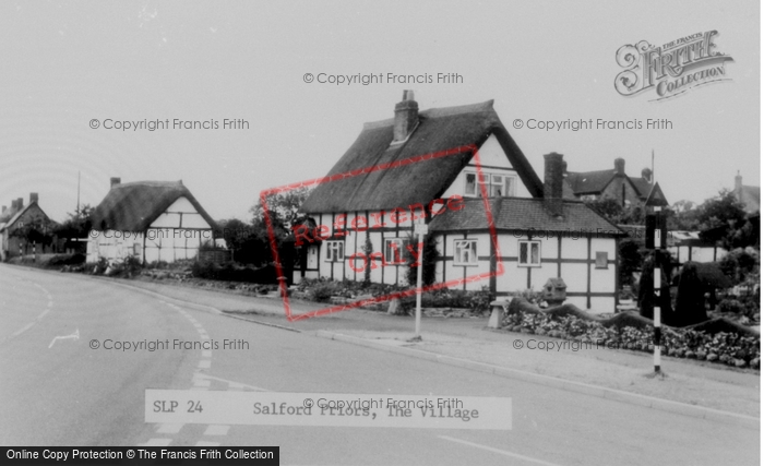 Photo of Salford Priors, The Village c.1960