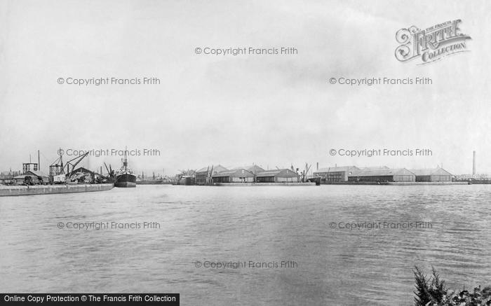 Photo of Salford, Salford Docks, Manchester Ship Canal 1895