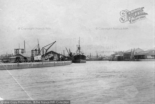 Photo of Salford, Salford Docks, Manchester Ship Canal 1895