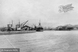 Salford Docks, Manchester Ship Canal 1895, Salford