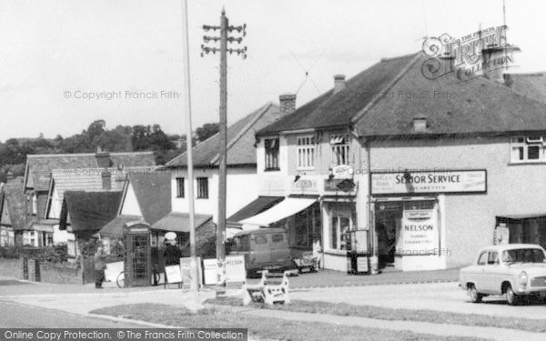 Photo of Salfords, Shops On Brighton Road c.1960