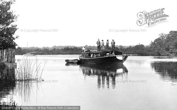 Photo of Salhouse, Boat On The Broads 1921