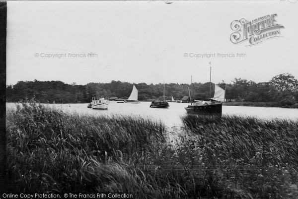 Photo of Salhouse, Broad, Reeds c.1940