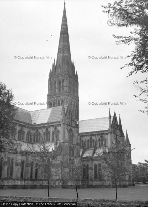 Photo of Salisbury, Cathedral c.1950