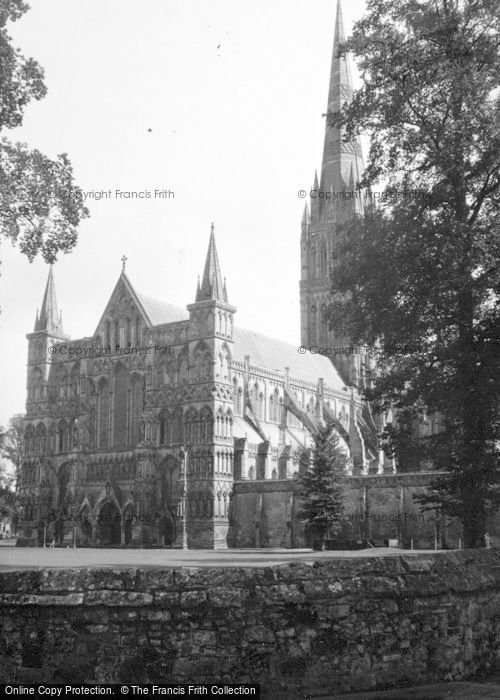 Photo of Salisbury, Cathedral c.1950