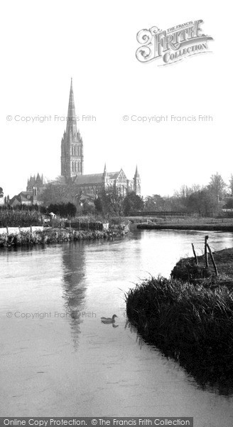 Photo of Salisbury, Cathedral c.1955