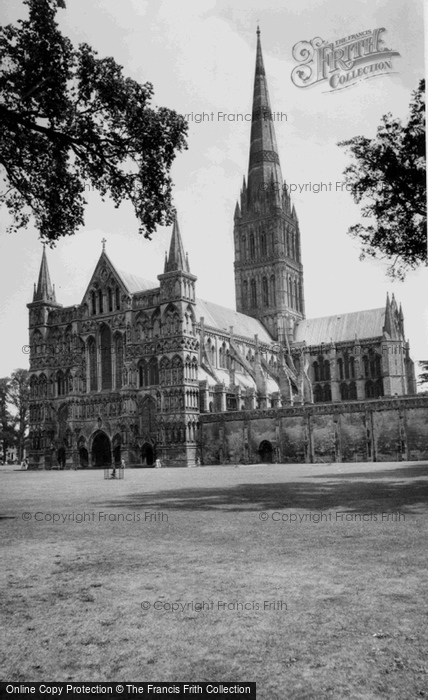 Photo of Salisbury, Cathedral c.1955