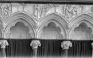 Cathedral, Chapter House 1911, Salisbury