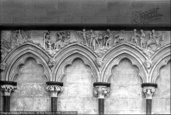 Photo Of Salisbury Cathedral Chapter House 1911
